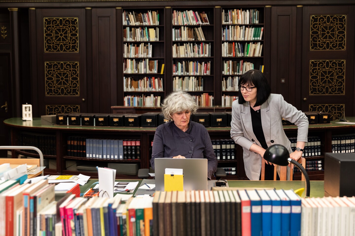 Bibliothek der Hamburger Kunsthalle, Foto: Fred Dott