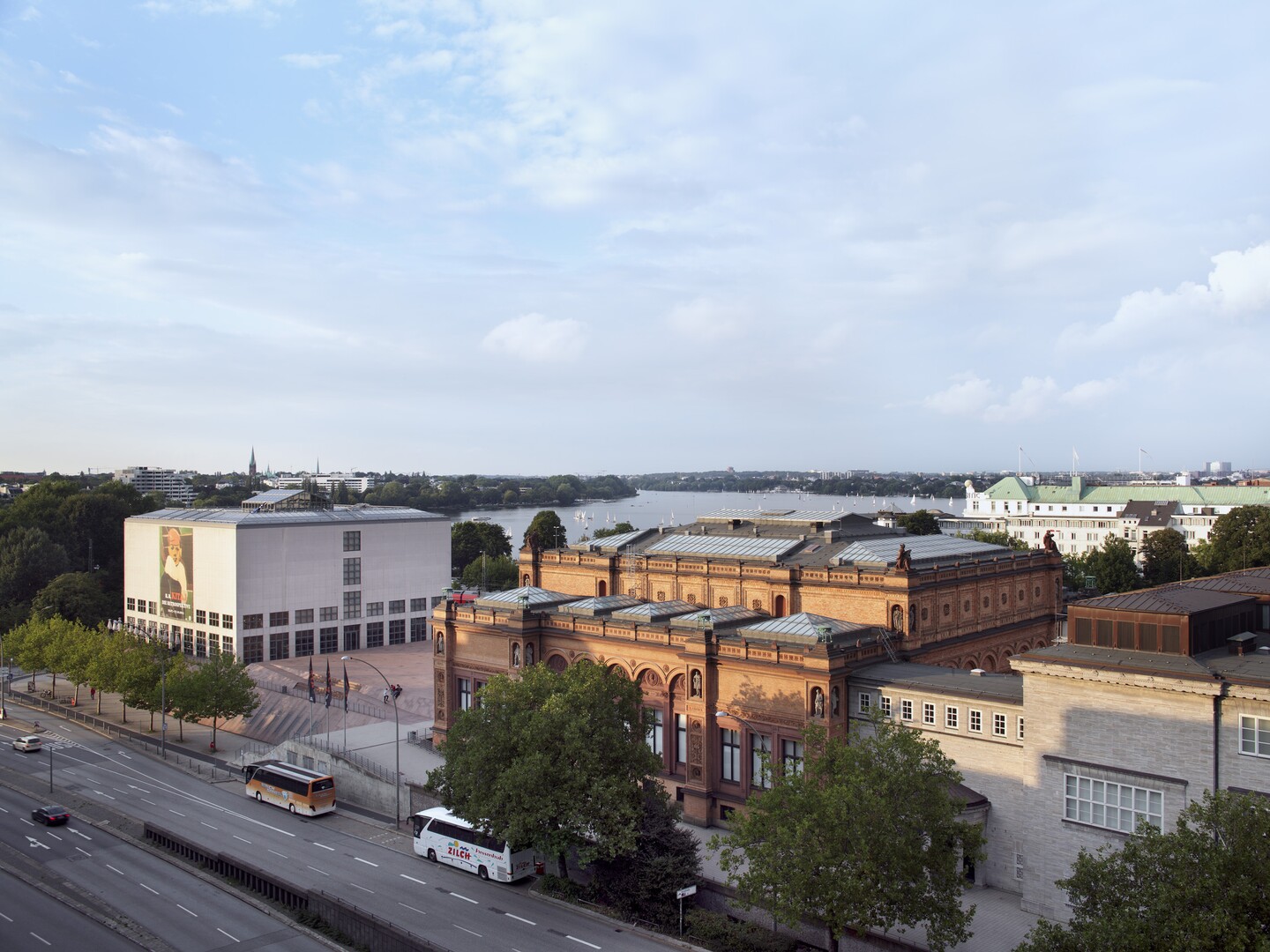 Hamburger Kunsthalle, Blick vom Glockengießerwall, Foto: Henning Rogge