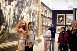 Dragführung mit Lady Sasha, Hamburger Kunsthalle, Foto: Vera Drebusch