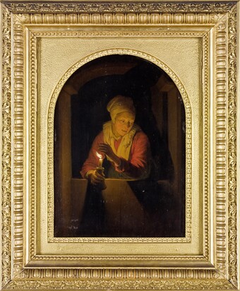 Gerrit Dou (1613–1675), Alte Frau mit Kerze, 1661, Wallraf-Richartz-Museum & Fondation Corboud, Köln © Foto: Rheinisches Bildarchiv Köln, rba_d029745