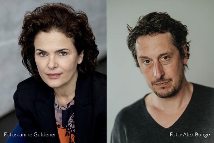 Zu Gast bei Salomon Heine mit Barbara Auer (Foto: Janine Guldener) und Hans Löw (Foto: Alex Bunge)