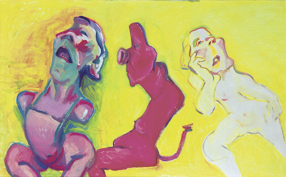 Maria Lassnig (1919 – 2014), 3 Arten zu sein, 2004 © Maria Lassnig Stiftung, VG Bild-Kunst, Bonn 2024