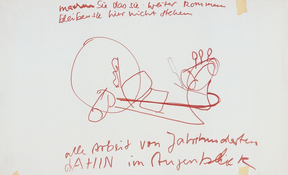 Hilka Nordhausen (1949-1993), Ohne Titel (dahin), 1976, © ARCHIV Hilka Nordhausen