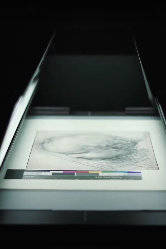 Graphikportal Foto Marburg, Scanraum Hamburger Kunsthalle