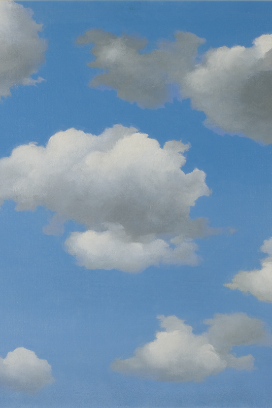 René Magritte  La malédiction, 1931 Oil on canvas 54,5 x 73,5 cm, framed: 73 x 92 x 6 cm Museum Voorlinden, Wassenaar, The Netherlands VG Bild-Kunst, Bonn 2025
