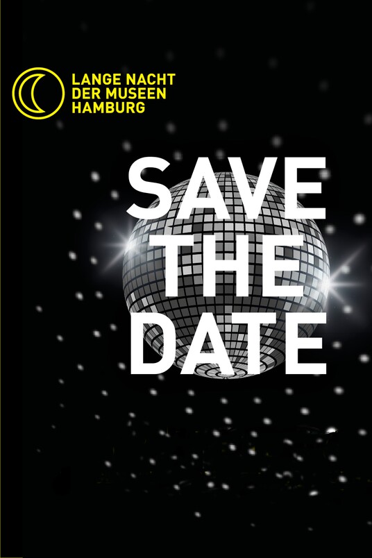 Lange Nacht der Museen Hamburg 2026, Werbeplakat Save The Date