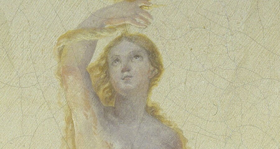 Philipp Otto Runge, Der Morgen (erste Fassung), 1808, Hamburger Kunsthalle / bpk Foto: Elke Walford