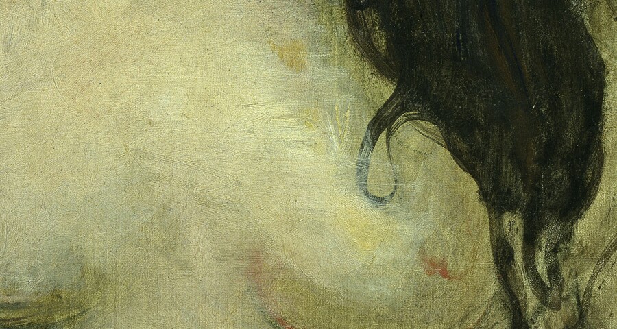 Edvard Munch (1863–1944), Madonna, 1893–1895, Hamburger Kunsthalle, Dauerleihgabe der Stiftung Hamburger Kunstsammlungen, erworben 1957 © SHK / Hamburger Kunsthalle / bpk, Foto: Elke Walford