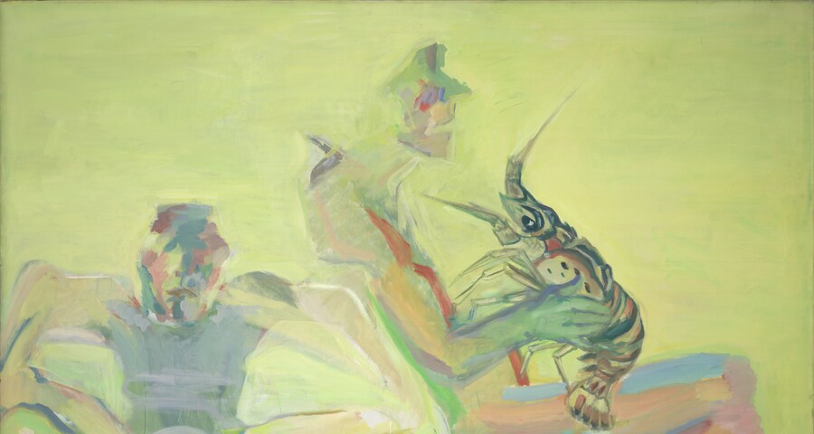Maria Lassnig (1919 - 2014), Krebsangst / Doppelselbstporträt mit Garnele / Doppelselbstporträt mit Krebs, 1979, ALBERTINA, Wien. Dauerleihgabe aus österreichischem Privatbesitz © Maria Lassnig Stiftung / VG Bild-Kunst, Bonn 2026, Foto: Albertina, Wien