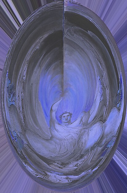 Suzanne Treister MI3 (Machine Intelligence 3): William Blake: Angel oft he Revelation, 2018 Digitalprint / Digital print Courtesy Annely Juda Fine Art, London