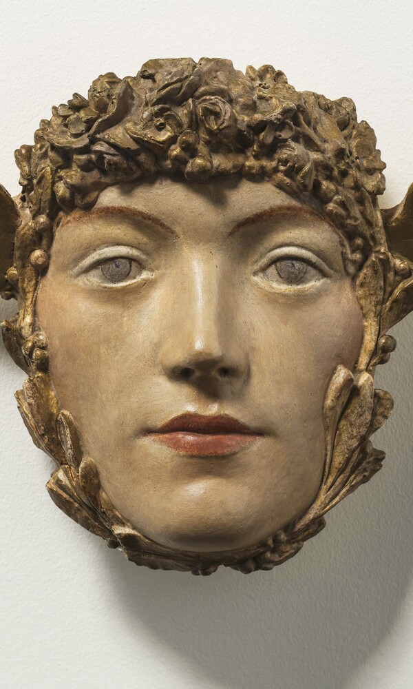 Fernand Khnopff (1858–1921), Eine Maske (Un masque), um 1897 © Hamburger Kunsthalle / bpk Foto: Christoph Irrgang